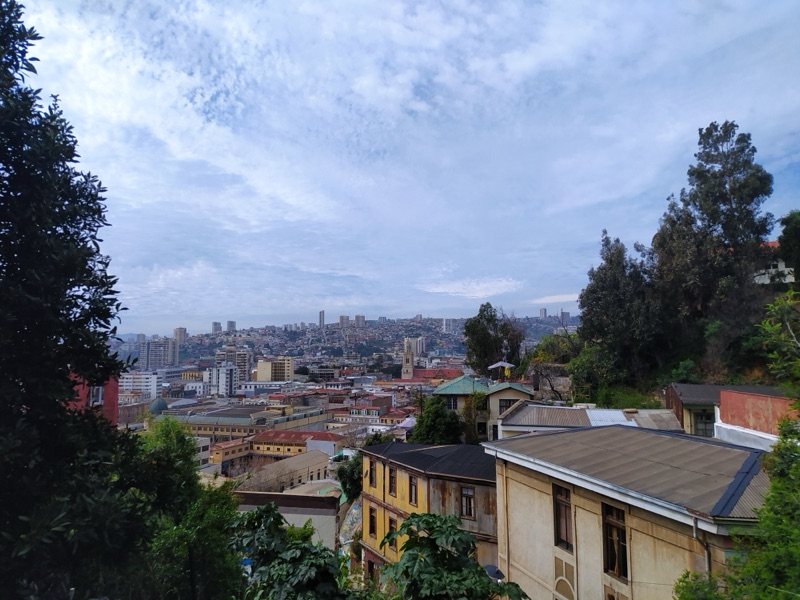 Vista panorámica de Valparaíso